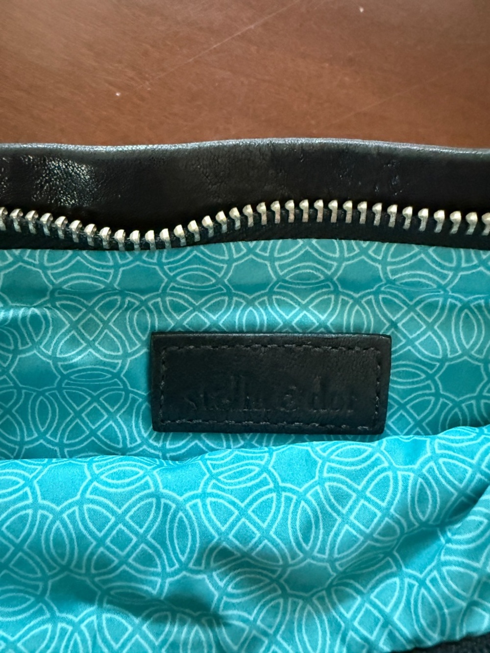 Stella and Dot Waverly 3 Way Crossbody Lambskin Leather Purse - Picture 6 of 9